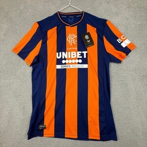Rangers FC Castore Soccer Jersey Football Shirt Unibet Zero% Mission Mens‎ M